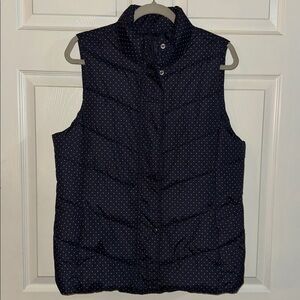 GAP Women’s Navy Polka Dot Vest